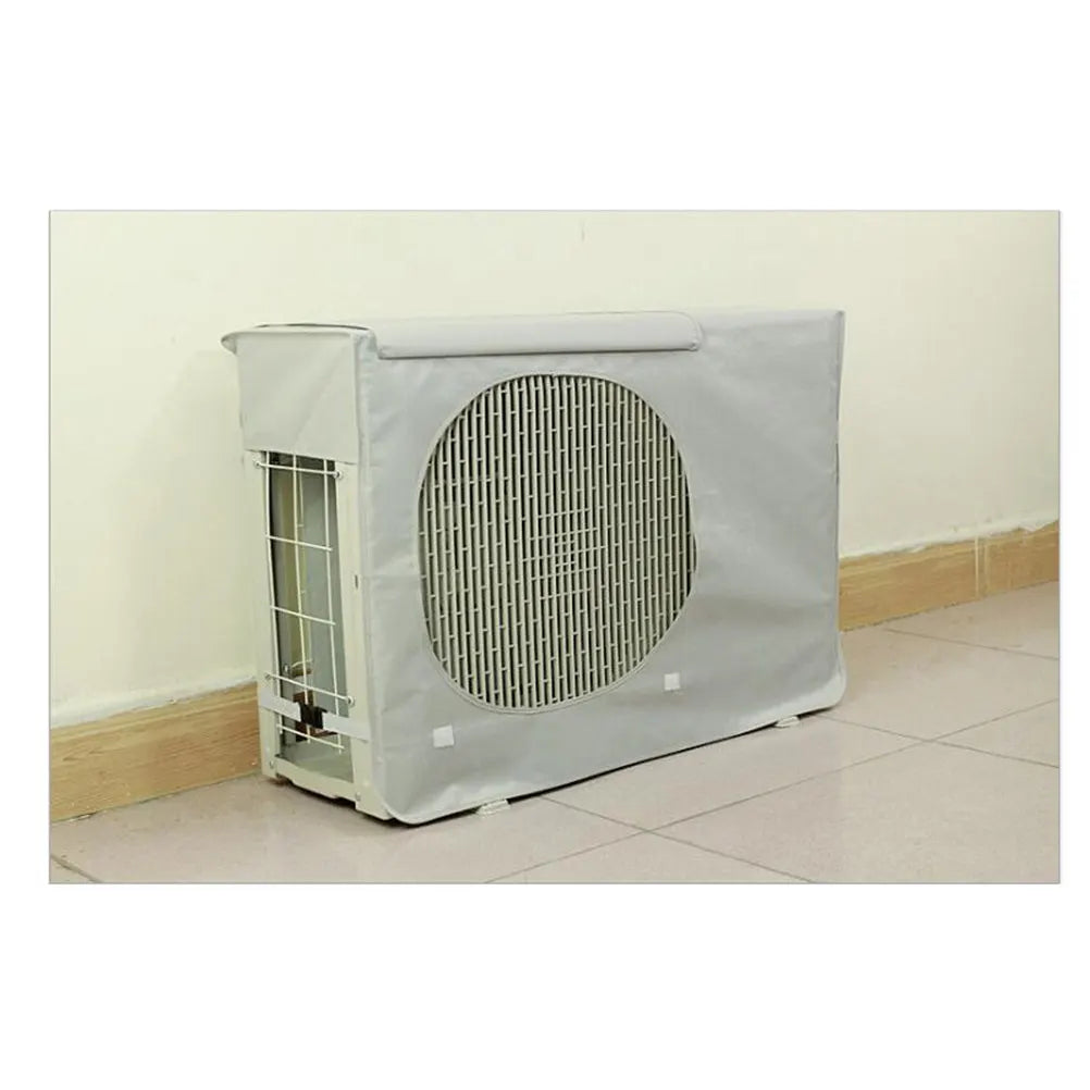Waterproof Outdoor AC Unit Cover 78x55x28cm – Silver Grey AC Unit Cover Richie's