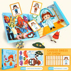 Kids Magnetic Puzzle Book – Crazy Face Dress-Up Learning Game Magnetic Puzzle Game Richie's YB-330-career