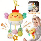 Christmas Baby Plush Rattle Toy – Stroller, Crib & Car Seat Baby Plush Rattle Toy Richie's