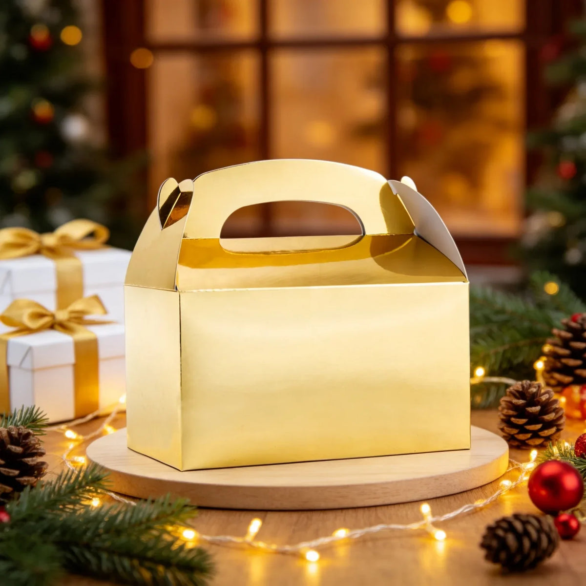 Kraft Paper Party Favor Gift Boxes with Handles – 10 Pcs Party Favor Gift Boxes Richie's