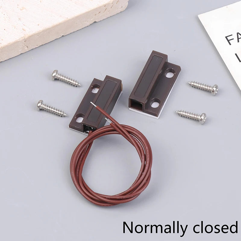 MC-38A Wired Door Window Magnetic Sensor Reed Switch NC/NO Magnetic Door Sensor Richie's A1 Normally closed
