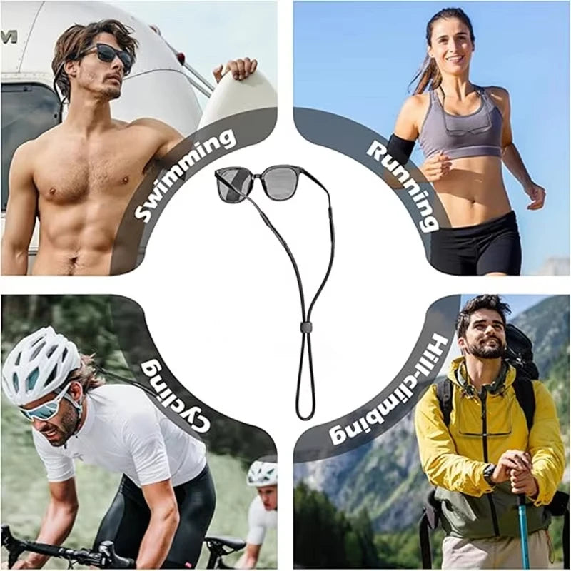 Sports Eyeglass Strap & Sunglass Retainer | Adjustable Buckles Eyeglass Strap Richie's