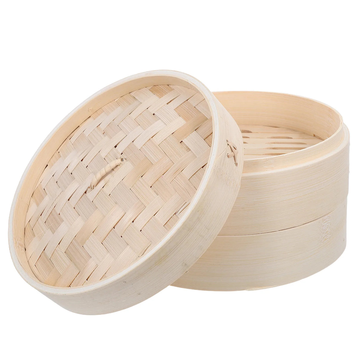 Bamboo Dumpling Steamer Basket 8.27" – Dim Sum & Bun Steamer Bamboo Steamer Basket Richie's