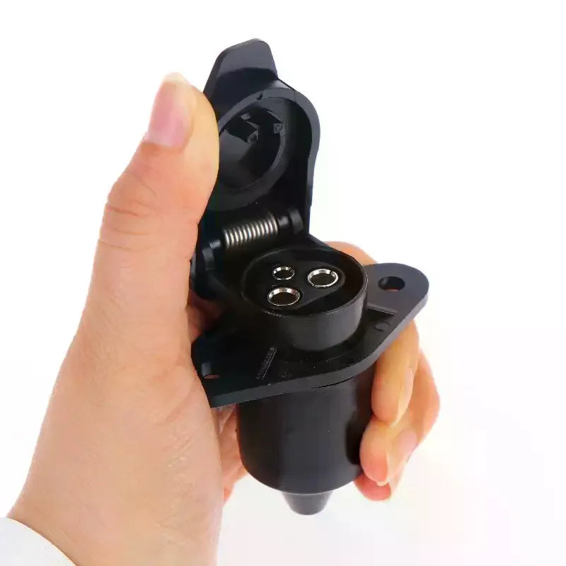 12V 3-Pin Flat Trailer Plug & Socket – Waterproof UV-Resistant Trailer Electrical Connector Richie's