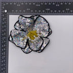 Handmade Beaded Flower Sequin Sew-On Applique Patch – 11–12cm Sew-On Applique Patch Richie's