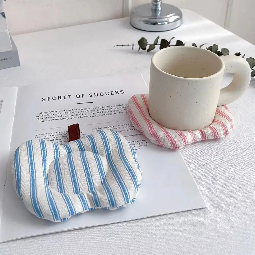 Apple Shape Cotton Coaster – Heat Resistant Washable Table Mat Kitchen Coaster Mat Richie's