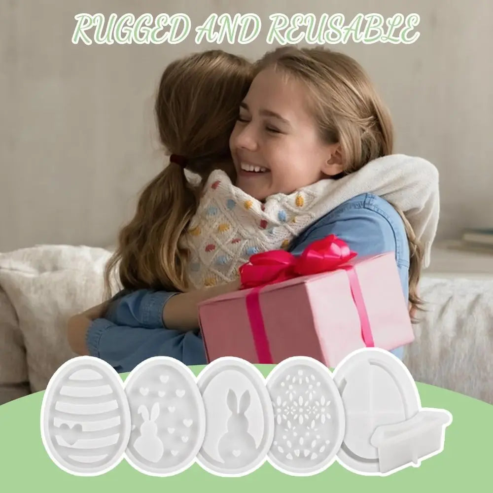 Silicone Easter Bunny Resin Mold – DIY Hollow Lamp Mould Resin Craft Mold Richie's