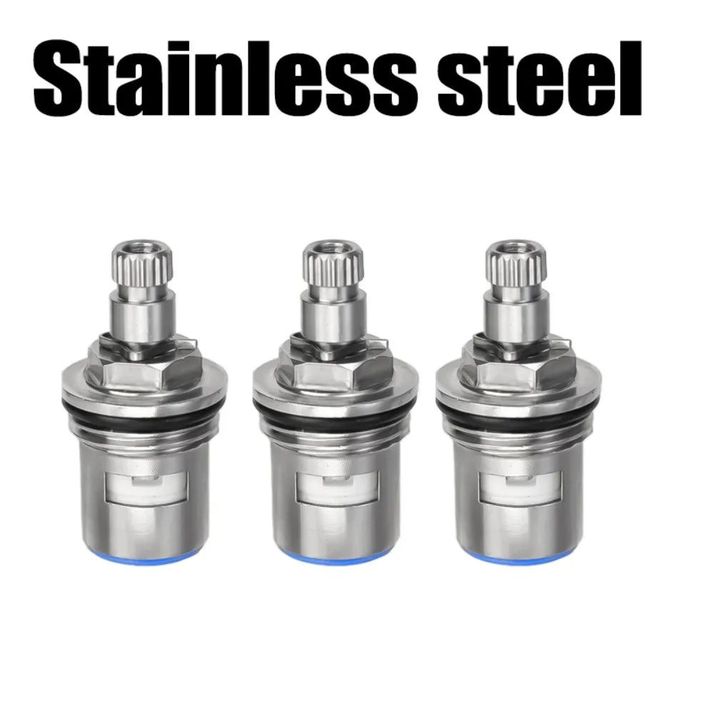 Universal Stainless Steel Faucet Valve Core – Tap Cartridge Faucet Valve Cartridge Richie's Stainless steel-3pcs