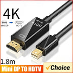 Mini DisplayPort to HDMI Cable 1.8M – 1080p Mac Adapter Display Cable Adapter Richie's