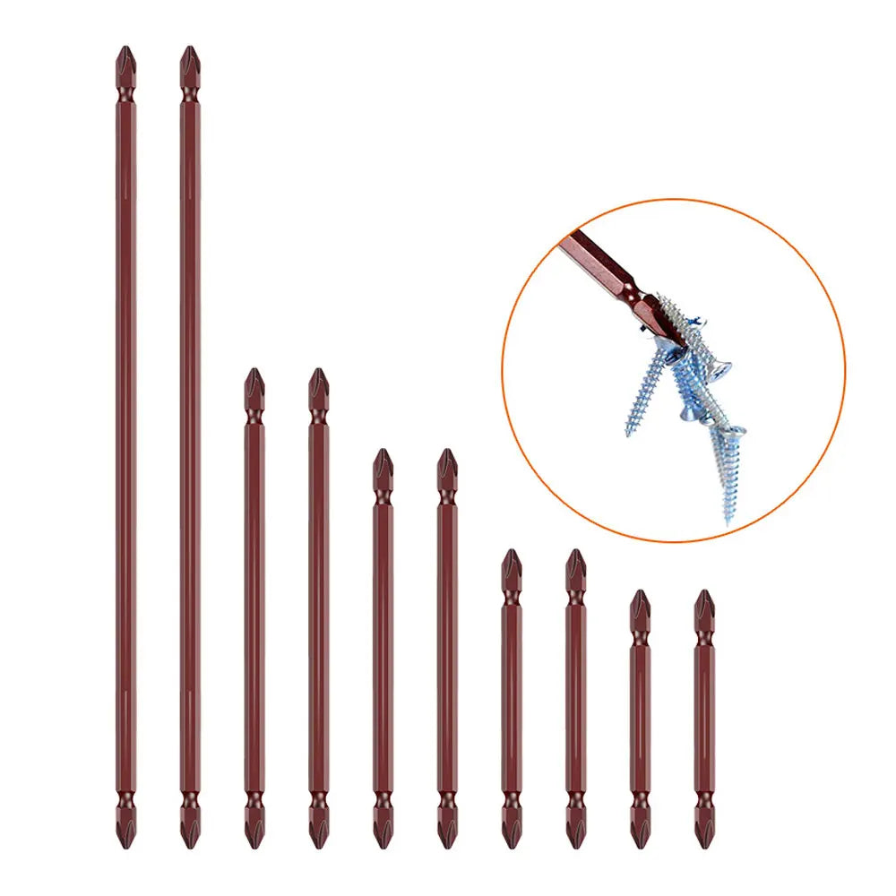 Binoax PH2 Magnetic Screwdriver Bits Set 5/10Pcs S2 Hex Shank Screwdriver Bit Set Richie's