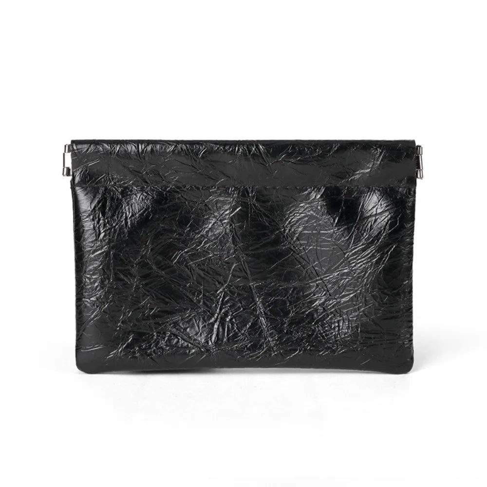 Waterproof PU Leather Coin Purse – Auto-Closure Mini Bag Coin Purse Richie's Large Black