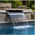 Stainless Steel Waterfall Spillway Wall Mounted Fountain Nozzle Fountain Spillway Nozzle Richie's Default Title