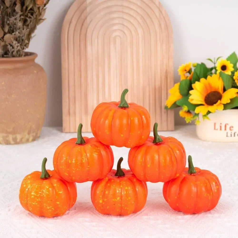 5-Pack Mini Foam Artificial Pumpkins – Halloween Fall Decor Halloween Decor Richie's