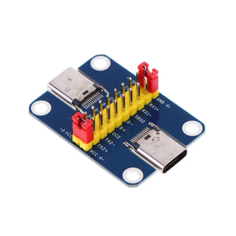 USB 3.1 Type-C Male to Female PCB Adapter 2.54mm Connector PCB Adapter Board Richie's female to female