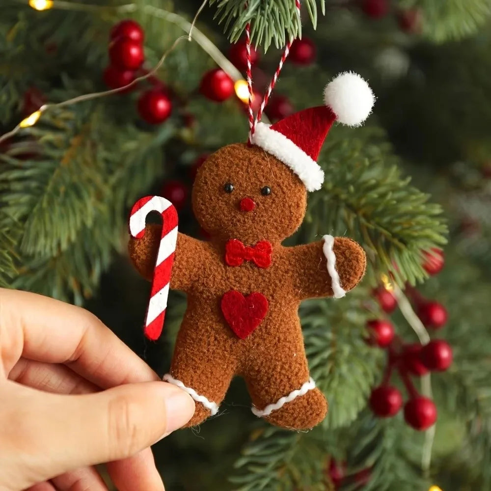 3-Piece Gingerbread Man Christmas Tree Hanging Ornaments Christmas Ornaments Richie's