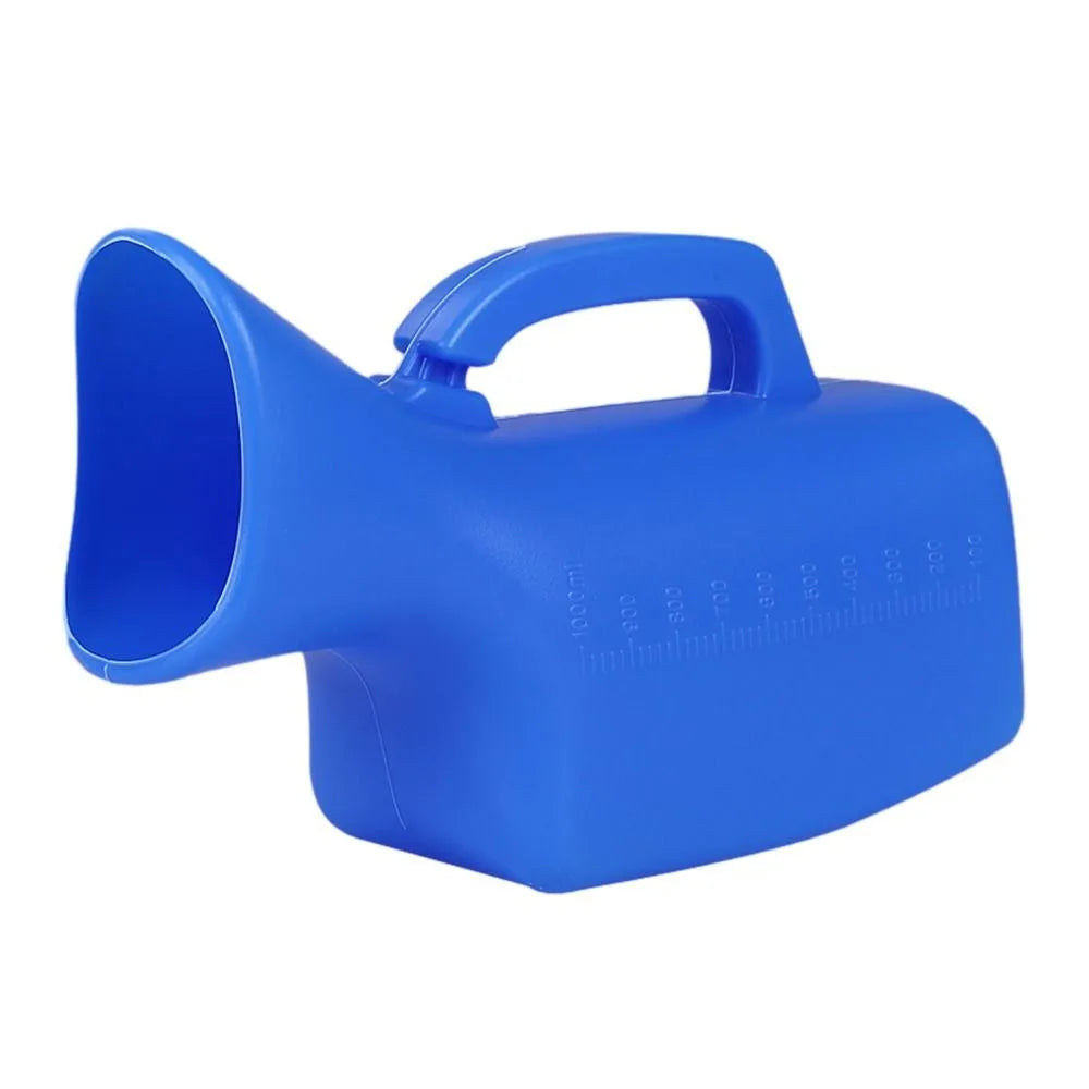 Portable Urinal Bottle with Lid – 1000ml Large Capacity Travel Portable Urinal Bottle Richie's 1000ML-Blue