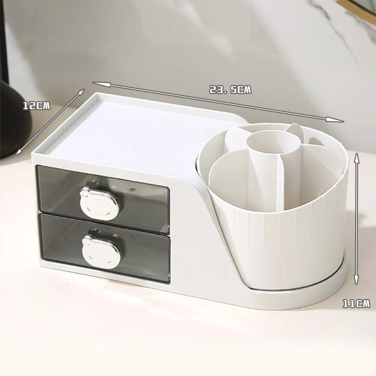 Makeup Organizer Desktop Drawer Storage Box & Skincare Shelf Makeup Organizer Richie's