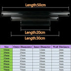 Clear Acrylic Tube for Aquarium & DIY – Multi-Size 20/50cm Aquarium Pipe Tube Richie's