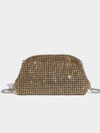 Luxury Rhinestone Cloud Clutch Bag – Glitter Evening Purse Evening Clutch Bag Richie's Gold