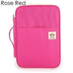 A4 Zipped Portfolio Conference Folder & Document Organizer Portfolio Conference Folder Richie's rose red