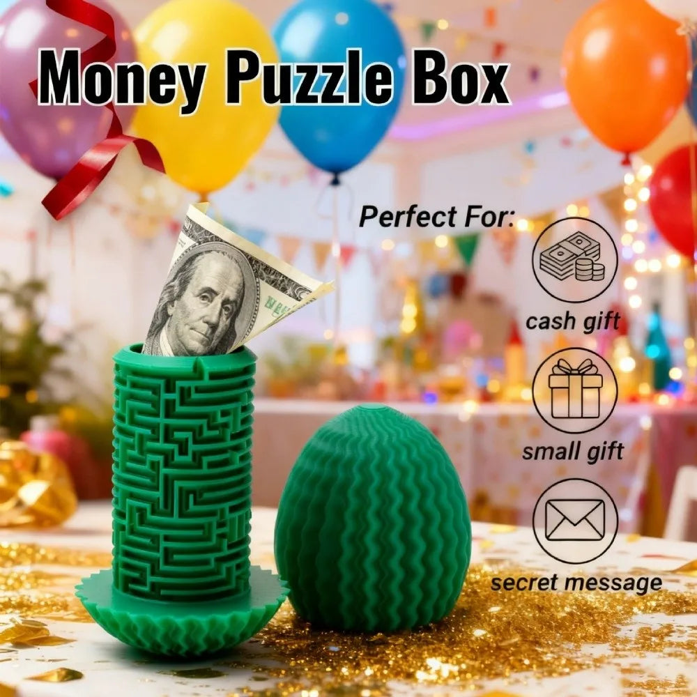 Reusable 3D Maze Puzzle Gift Box – Money & Surprise Holder Puzzle Gift Box Richie's