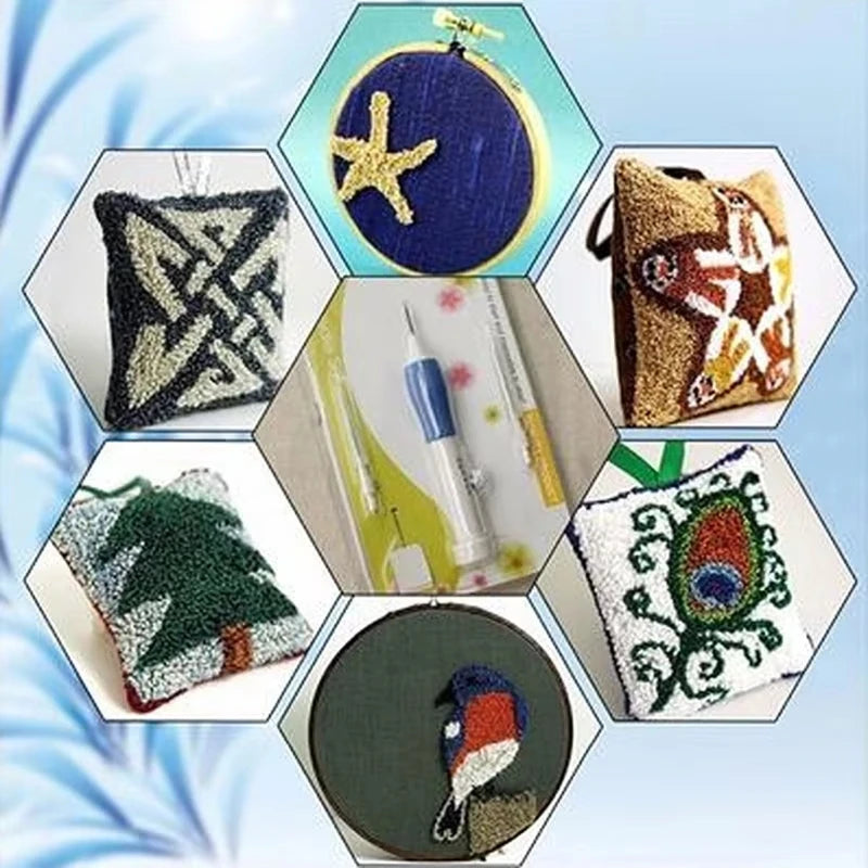 Embroidery Punch Needle Kit – Magic Needle Pen DIY Sewing Set Embroidery Needle Kit Richie's