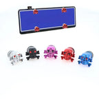 4Pcs 3D Skull License Plate Bolts for Cars & Motorcycles License Plate Fasteners Richie's