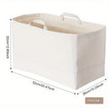 Japanese Minimalist Canvas Folding Storage Basket | Large Laundry Folding Storage Basket Richie's XL