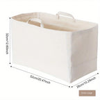 Japanese Minimalist Canvas Folding Storage Basket | Large Laundry Folding Storage Basket Richie's XL