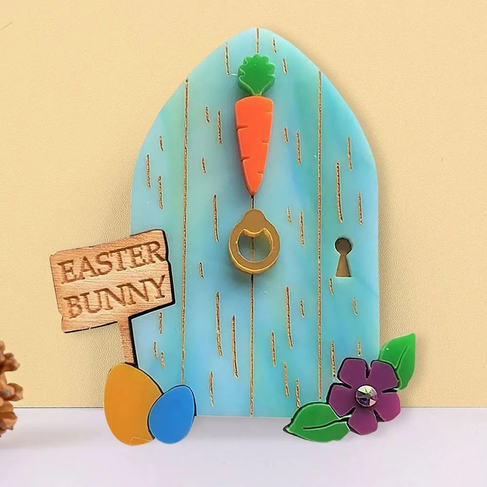 Wooden Fairy Gate Garden Sculpture – Fairy Tale Figurine Garden Sculpture Richie's