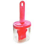 Silicone Oil Brush Dispenser Bottle for BBQ Baking & Basting Basting Brush Dispenser Richie's Pink