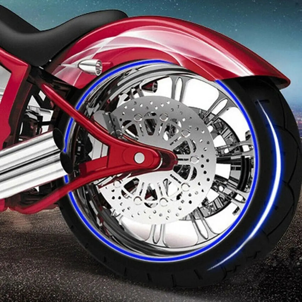 Reflective Wheel Rim Tape Sticker Strips for Motorcycle & Bike Wheel Rim Sticker Richie's