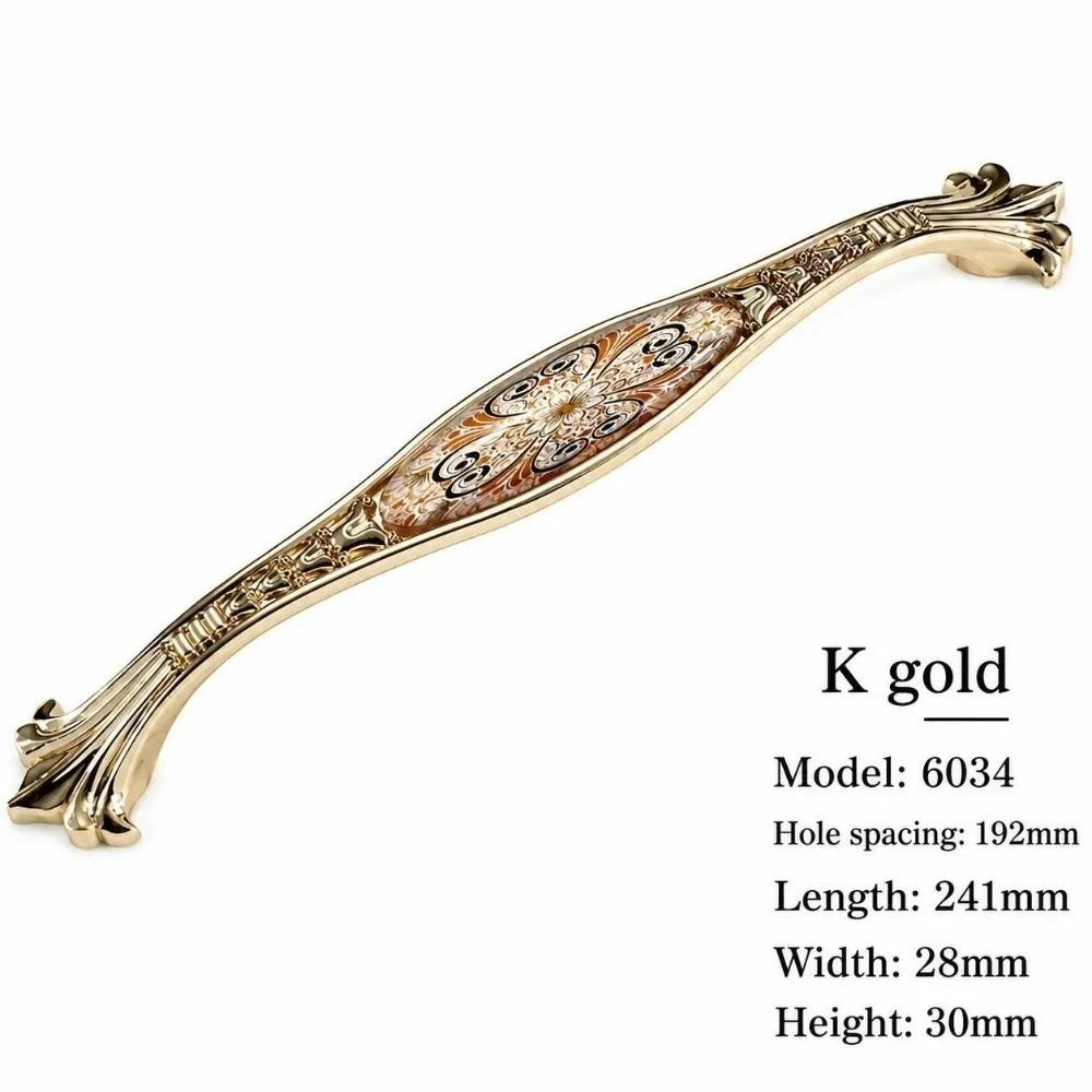 Zinc Alloy Vintage Cabinet Pulls & Drawer Handles 96–192mm Cabinet Drawer Pulls Richie's 192mm Hole spacing
