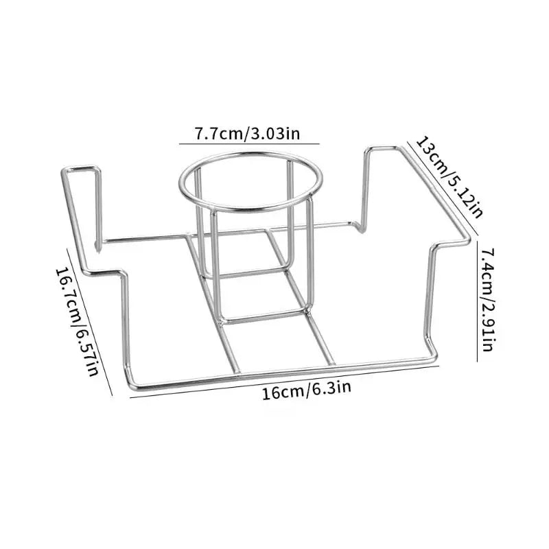 Stainless Steel Vertical Chicken Roaster Rack – BBQ & Oven Chicken Roaster Rack Richie's Square