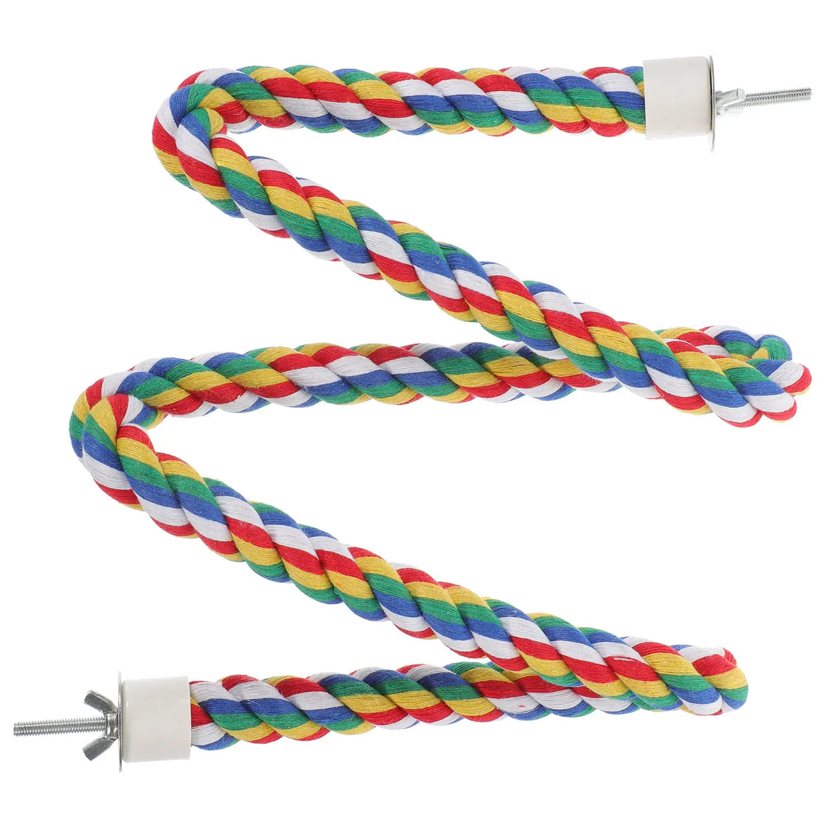 Cotton Rope Bird Perch for Parrots – Climbing Chew Toy Bird Rope Perch Richie's