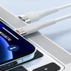 120W USB-A to USB-C Fast Charging Silicone Cable 1M USB-C Charging Cable Richie's