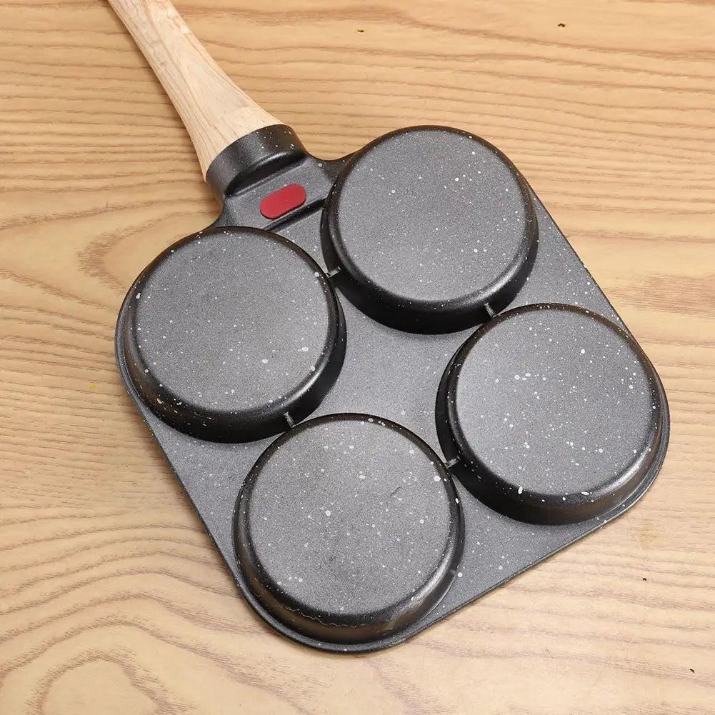Non-Stick 4-Cup Egg Frying Pan – Aluminum Omelette Cooker Egg Frying Pan Richie's