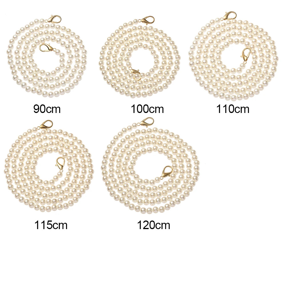 Pearl Bag Strap Beaded Handbag Chain – 14 Sizes DIY Replacement Bag Strap Accessory Richie's