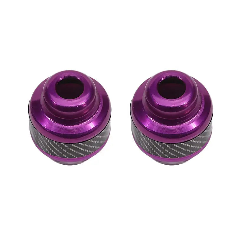 2PCs Motorcycle Frame Sliders Aluminum Alloy Crash Pad Protectors Motorcycle Frame Slider Richie's Purple 4PCs