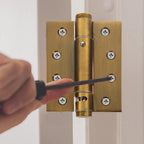 2Pcs Heavy Duty Self Closing Door Hinges – Adjustable Spring Self Closing Hinges Richie's