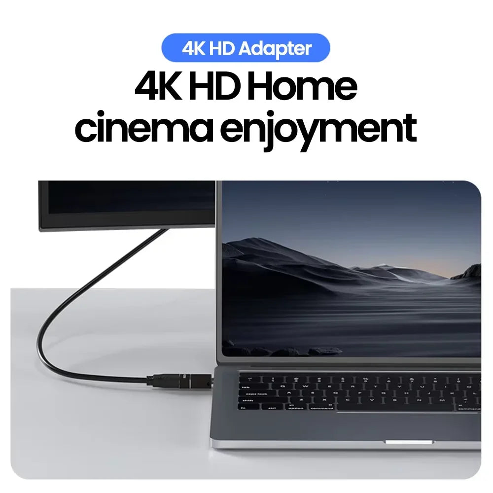 USB-C to HDMI 4K 30Hz Cable Adapter for MacBook & Samsung USB-C HDMI Adapter Richie's