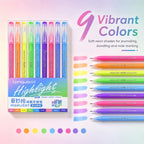 9-Piece Pastel Gel Pen Set – Journals, Planners & Scrapbooks Gel Pen Set Richie's
