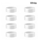 8pcs Silicone Joystick Rings for PS5, PS4, Steam Deck & ROG Ally Controller Accessory Richie's 8pcs white
