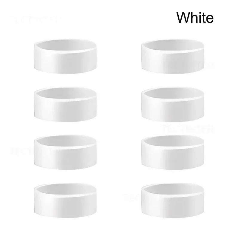 8pcs Silicone Joystick Rings for PS5, PS4, Steam Deck & ROG Ally Controller Accessory Richie's 8pcs white