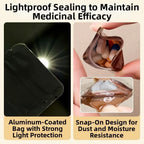 30Pcs Aluminum Foil Pill Bags – Lightproof Sealed Medicine Pouches Medicine Storage Bags Richie's