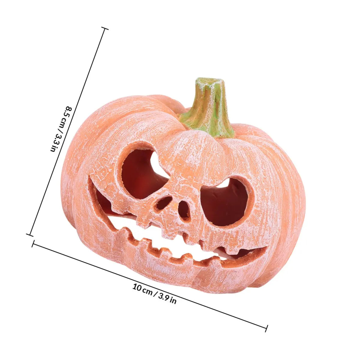 Pumpkin Resin Reptile Hide Cave | Small Pet Habitat Decor Reptile Hide Cave Richie's