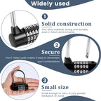 5-Digit Combination Padlock – Resettable Zinc Alloy Lock Combination Padlock Richie's