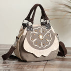 Women's Vintage Woven Canvas Crossbody Handbag – Casual Shoulder Bag Canvas Crossbody Handbag Richie's