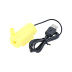 Mini USB Submersible Water Pump – Fish Tank & Fountain Submersible Water Pump Richie's Yellow USB Type-C