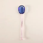Glass Dessert Spoon – Heat-Resistant Long Handle Tea & Milk Spoon Glass Dessert Spoon Richie's